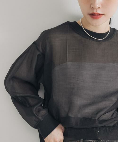 URBAN RESEARCH / アーバンリサーチ Tシャツ | オーガンジーシアートップス | 詳細14