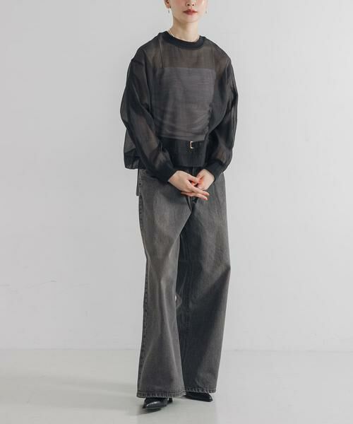 URBAN RESEARCH / アーバンリサーチ Tシャツ | オーガンジーシアートップス | 詳細19