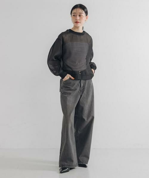 URBAN RESEARCH / アーバンリサーチ Tシャツ | オーガンジーシアートップス | 詳細20