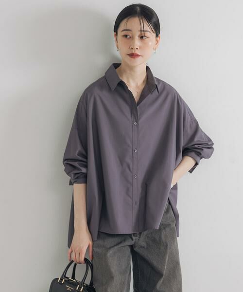 URBAN RESEARCH / アーバンリサーチ シャツ・ブラウス | ドルマンスリーブシャツ（チャコールグレー）