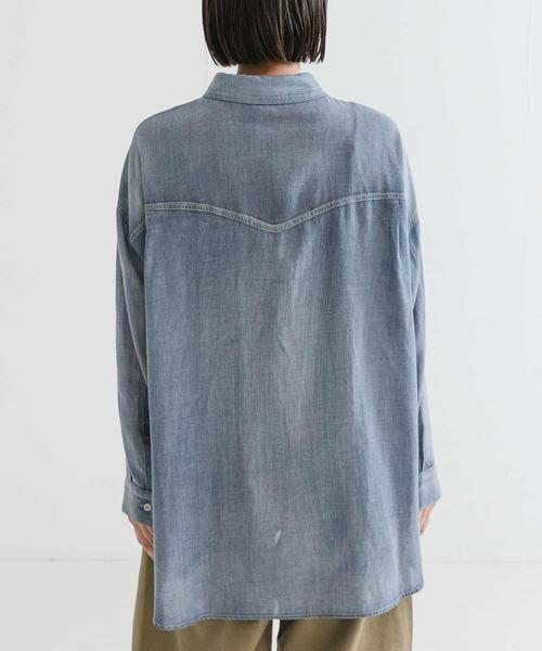 URBAN RESEARCH / アーバンリサーチ シャツ・ブラウス | シアーデニムシャツ | 詳細10