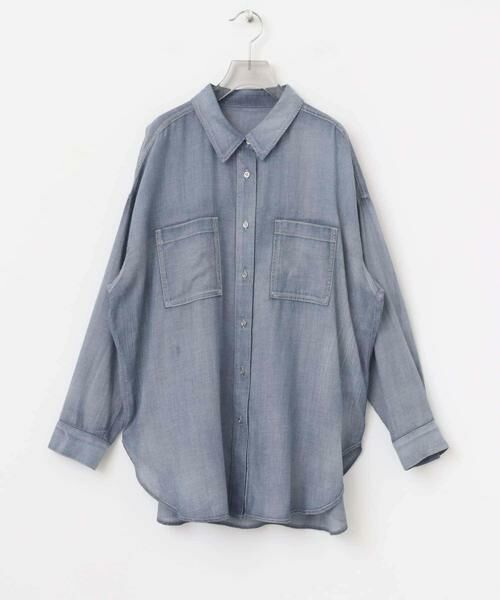 URBAN RESEARCH / アーバンリサーチ シャツ・ブラウス | シアーデニムシャツ | 詳細11