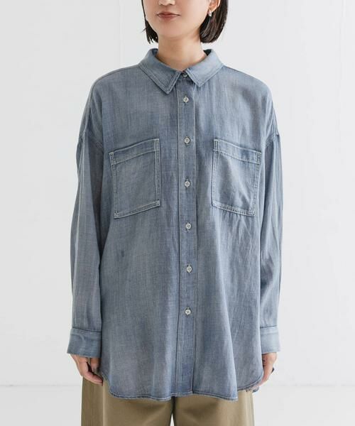 URBAN RESEARCH / アーバンリサーチ シャツ・ブラウス | シアーデニムシャツ | 詳細8