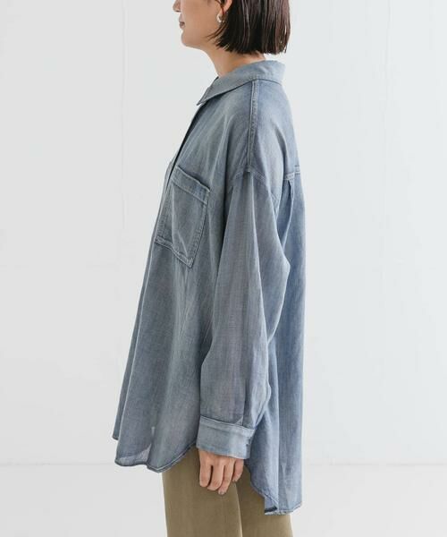 URBAN RESEARCH / アーバンリサーチ シャツ・ブラウス | シアーデニムシャツ | 詳細9