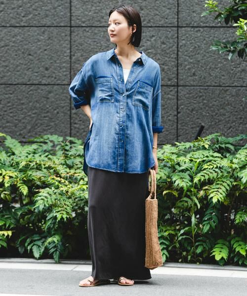 URBAN RESEARCH / アーバンリサーチ シャツ・ブラウス | シアーデニムシャツ | 詳細21