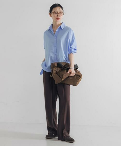 URBAN RESEARCH / アーバンリサーチ その他パンツ | new basic　ダブルクロスキュプラパンツ | 詳細11