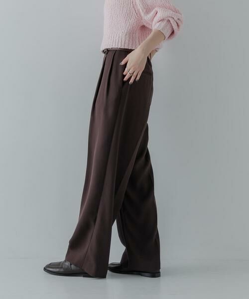 URBAN RESEARCH / アーバンリサーチ その他パンツ | new basic　ダブルクロスキュプラパンツ | 詳細2