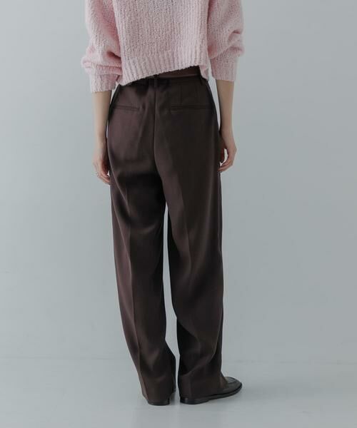 URBAN RESEARCH / アーバンリサーチ その他パンツ | new basic　ダブルクロスキュプラパンツ | 詳細3
