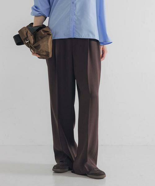 URBAN RESEARCH / アーバンリサーチ その他パンツ | new basic　ダブルクロスキュプラパンツ | 詳細6