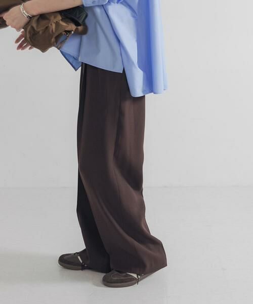 URBAN RESEARCH / アーバンリサーチ その他パンツ | new basic　ダブルクロスキュプラパンツ | 詳細7
