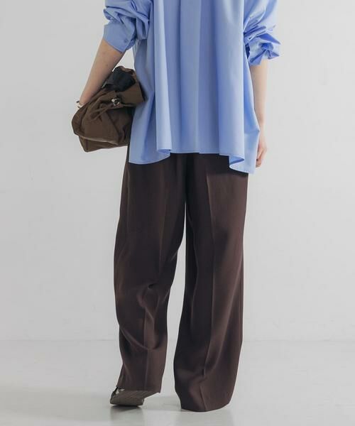 URBAN RESEARCH / アーバンリサーチ その他パンツ | new basic　ダブルクロスキュプラパンツ | 詳細8