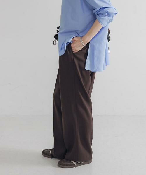 URBAN RESEARCH / アーバンリサーチ その他パンツ | new basic　ダブルクロスキュプラパンツ | 詳細9