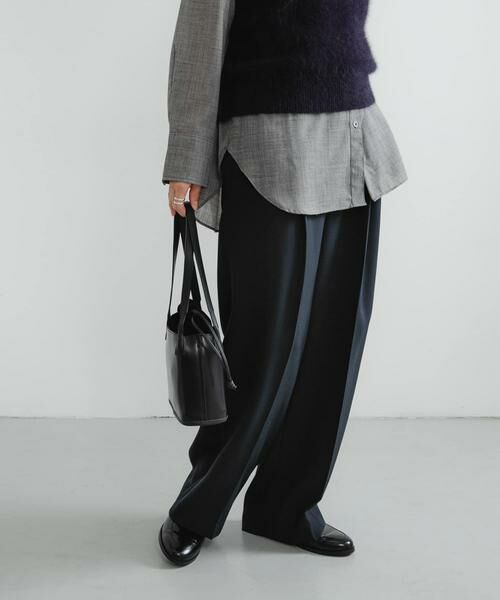 URBAN RESEARCH / アーバンリサーチ その他パンツ | new basic　ダブルクロスキュプラパンツ | 詳細17