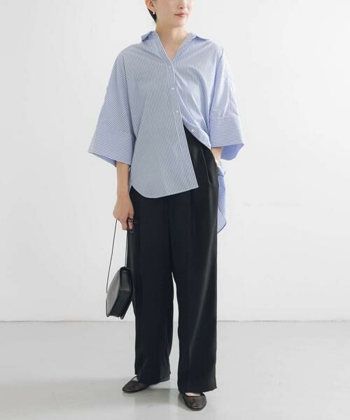 URBAN RESEARCH / アーバンリサーチ その他パンツ | new basic　ダブルクロスキュプラパンツ | 詳細27