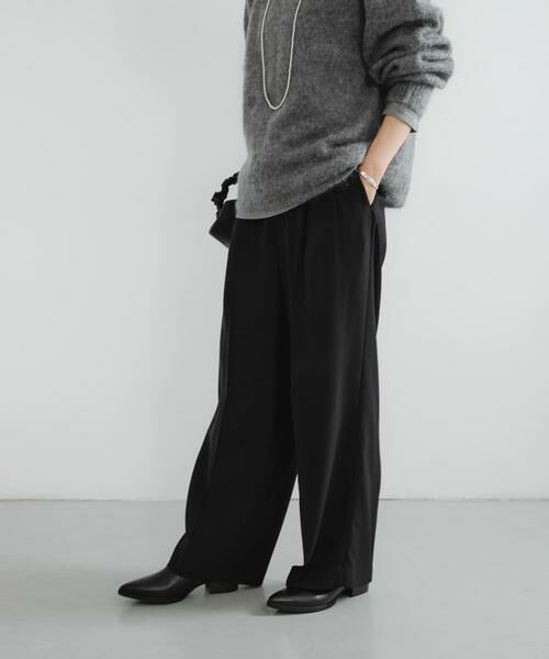 URBAN RESEARCH / アーバンリサーチ その他パンツ | new basic　ダブルクロスキュプラパンツ | 詳細30