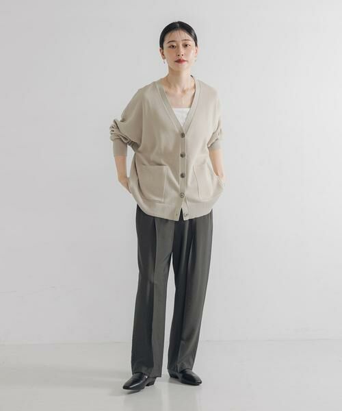 URBAN RESEARCH / アーバンリサーチ その他パンツ | 『34サイズ/低身長向けも展開』 ポプリンイージーテーパードパンツ | 詳細5