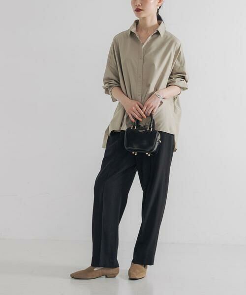 URBAN RESEARCH / アーバンリサーチ その他パンツ | 『34サイズ/低身長向けも展開』 ポプリンイージーテーパードパンツ | 詳細15