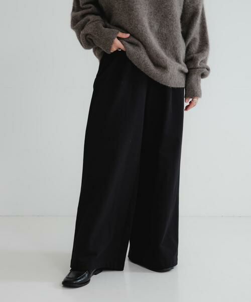 URBAN RESEARCH / アーバンリサーチ その他パンツ | ミニ裏毛イージーカットパンツ(ブラック)