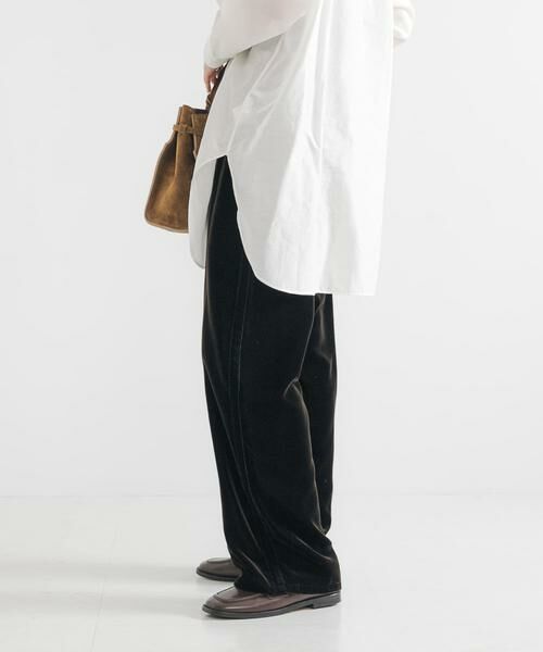 URBAN RESEARCH / アーバンリサーチ その他パンツ | サイドラインベロアイージーパンツ | 詳細1