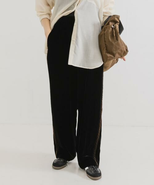 URBAN RESEARCH / アーバンリサーチ その他パンツ | サイドラインベロアイージーパンツ | 詳細15