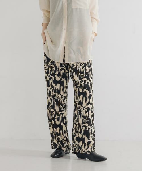 URBAN RESEARCH / アーバンリサーチ その他パンツ | SPRINTEX レトロプリントパンツ(ブラック)