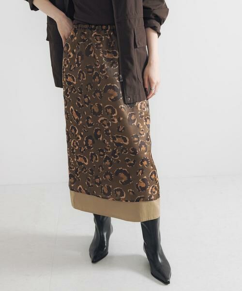 URBAN RESEARCH / アーバンリサーチ スカート | レオパードプリントレイヤードスカート | 詳細2
