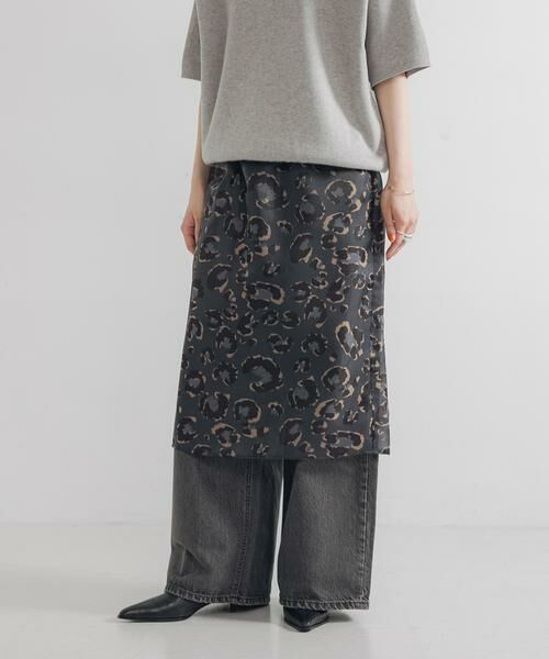URBAN RESEARCH / アーバンリサーチ スカート | レオパードプリントレイヤードスカート | 詳細16