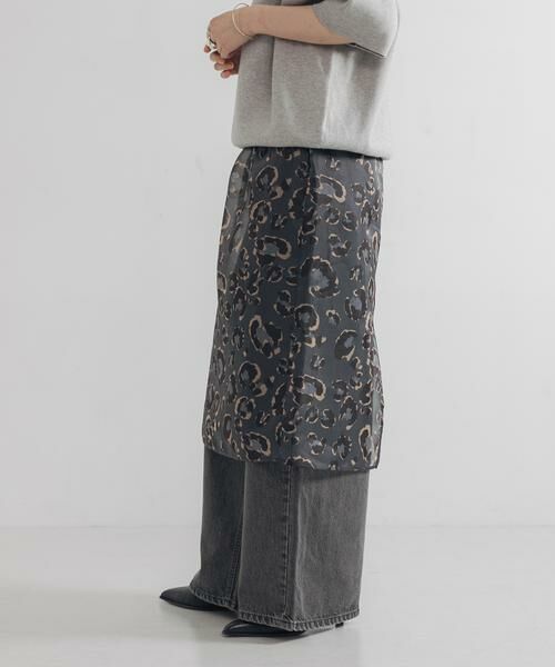 URBAN RESEARCH / アーバンリサーチ スカート | レオパードプリントレイヤードスカート | 詳細17