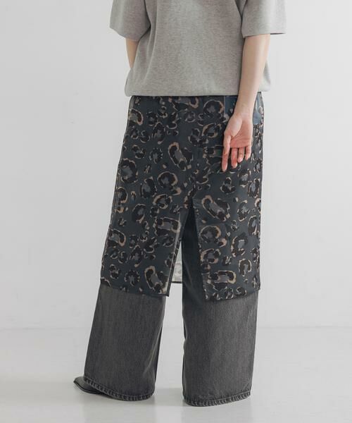 URBAN RESEARCH / アーバンリサーチ スカート | レオパードプリントレイヤードスカート | 詳細18