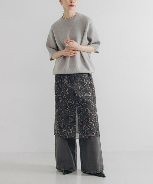 URBAN RESEARCH / アーバンリサーチ スカート | レオパードプリントレイヤードスカート | 詳細20