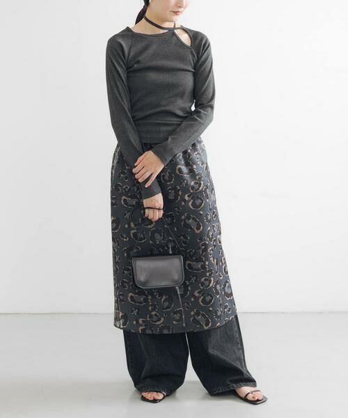 URBAN RESEARCH / アーバンリサーチ スカート | レオパードプリントレイヤードスカート | 詳細22