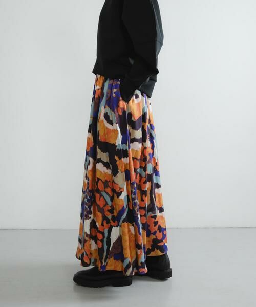 URBAN RESEARCH / アーバンリサーチ スカート | 『WEB限定』アートフラワープリントギャザースカート | 詳細2
