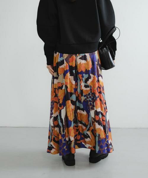 URBAN RESEARCH / アーバンリサーチ スカート | 『WEB限定』アートフラワープリントギャザースカート | 詳細3