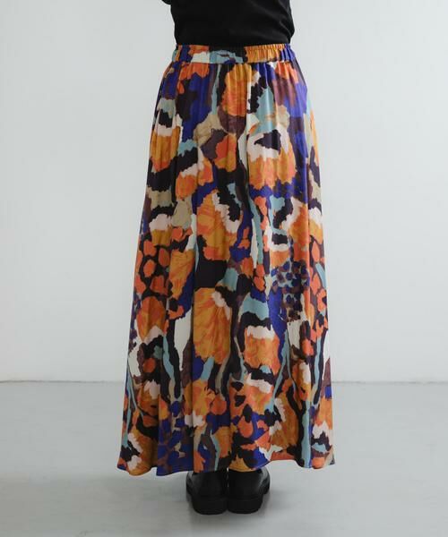 URBAN RESEARCH / アーバンリサーチ スカート | 『WEB限定』アートフラワープリントギャザースカート | 詳細7