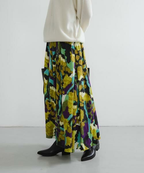 URBAN RESEARCH / アーバンリサーチ スカート | 『WEB限定』アートフラワープリントギャザースカート | 詳細12