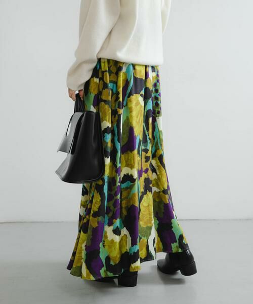 URBAN RESEARCH / アーバンリサーチ スカート | 『WEB限定』アートフラワープリントギャザースカート | 詳細13