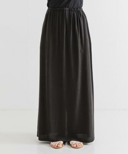 URBAN RESEARCH / アーバンリサーチ スカート | キュプラレーヨンギャザーIラインスカート | 詳細11