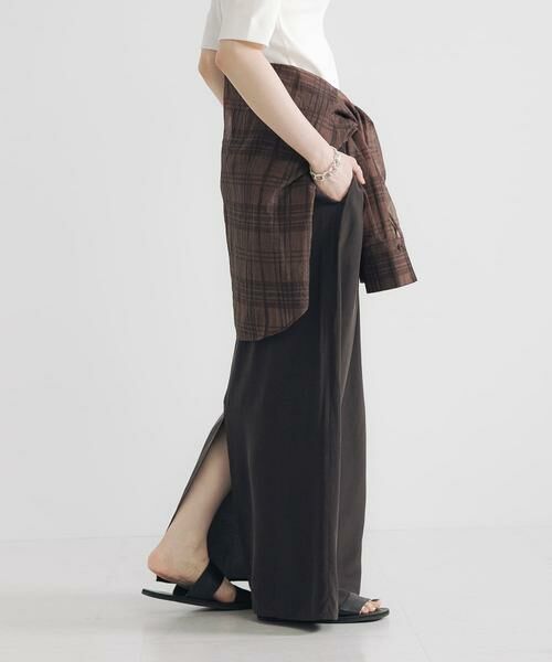 URBAN RESEARCH / アーバンリサーチ スカート | キュプラレーヨンギャザーIラインスカート | 詳細4