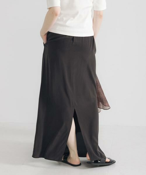 URBAN RESEARCH / アーバンリサーチ スカート | キュプラレーヨンギャザーIラインスカート | 詳細8