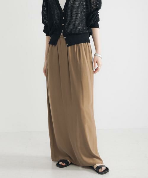 URBAN RESEARCH / アーバンリサーチ スカート | キュプラレーヨンギャザーIラインスカート | 詳細19