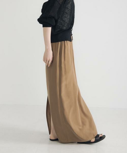 URBAN RESEARCH / アーバンリサーチ スカート | キュプラレーヨンギャザーIラインスカート | 詳細23