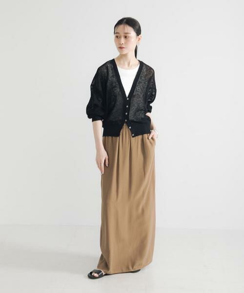 URBAN RESEARCH / アーバンリサーチ スカート | キュプラレーヨンギャザーIラインスカート | 詳細25