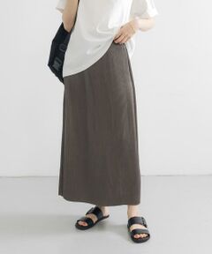 URBAN RESEARCH / アーバンリサーチ スカート | サテンプリーツストレートラインスカート