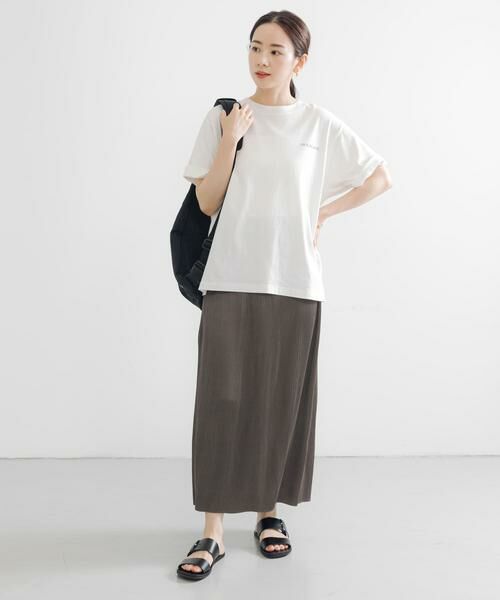 URBAN RESEARCH / アーバンリサーチ スカート | サテンプリーツストレートラインスカート | 詳細6