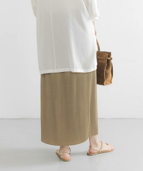 URBAN RESEARCH / アーバンリサーチ スカート | サテンプリーツストレートラインスカート | 詳細13