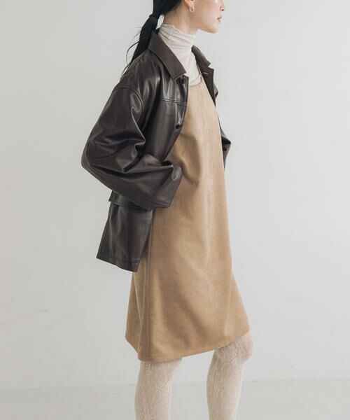 URBAN RESEARCH / アーバンリサーチ ワンピース | スウェードライクミニワンピース | 詳細12