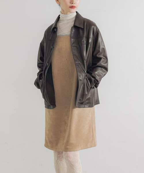 URBAN RESEARCH / アーバンリサーチ ワンピース | スウェードライクミニワンピース | 詳細13