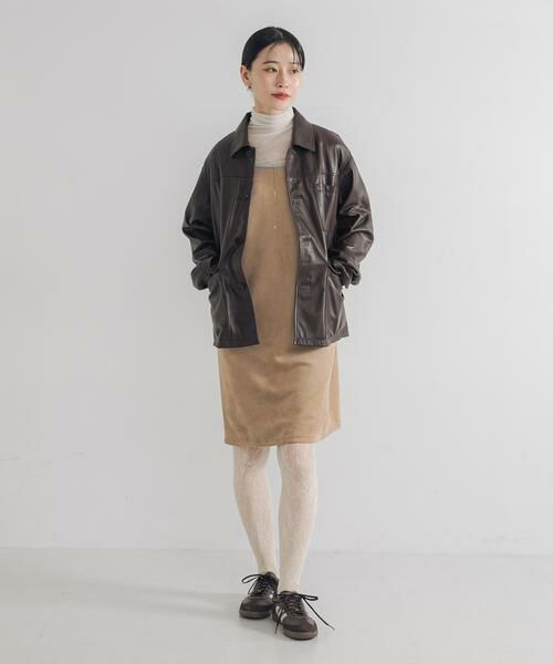 URBAN RESEARCH / アーバンリサーチ ワンピース | スウェードライクミニワンピース | 詳細14