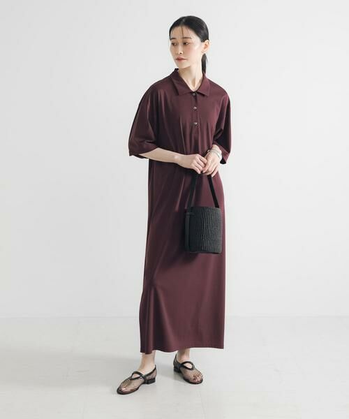 URBAN RESEARCH / アーバンリサーチ ワンピース | レーヨンナイロンシャツカラーワンピース | 詳細3
