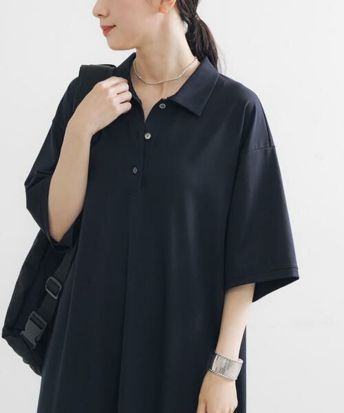 URBAN RESEARCH / アーバンリサーチ ワンピース | レーヨンナイロンシャツカラーワンピース | 詳細10